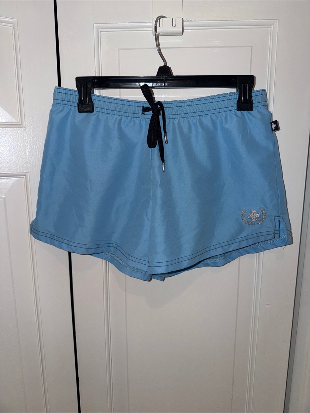 Light Blue Men’s Andrew Christian  Athletic Shorts with Drawstring